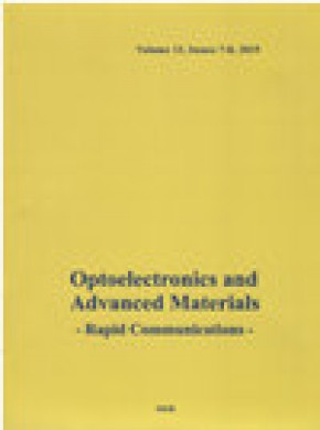 Optoelectronics And Advanced Materials-rapid Communications雜志