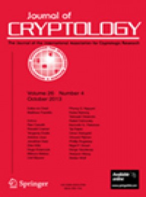 Journal Of Cryptology雜志