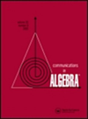 Communications In Algebra雜志