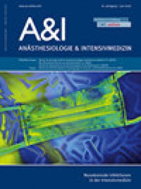 Anasthesiologie & Intensivmedizin雜志