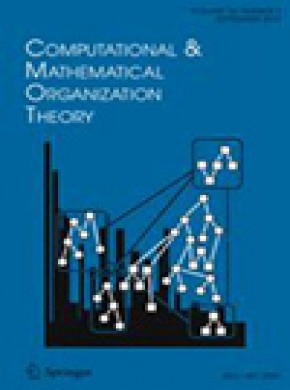 Computational And Mathematical Organization Theory雜志