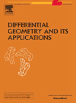 Differential Geometry And Its Applications雜志