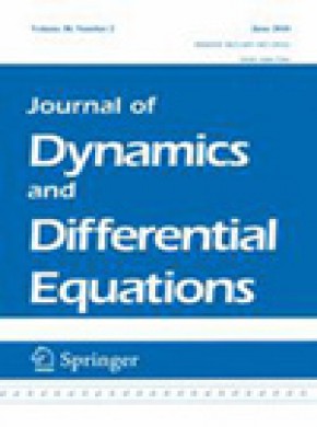 Journal Of Dynamics And Differential Equations