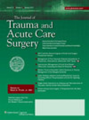 Journal Of Trauma And Acute Care Surgery雜志