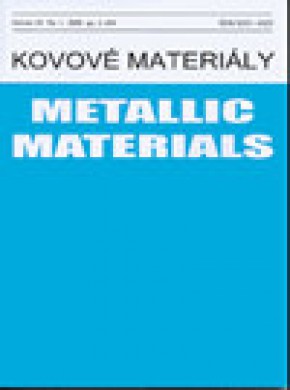 Kovove Materialy-metallic Materials雜志