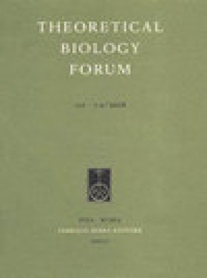 Theoretical Biology Forum雜志