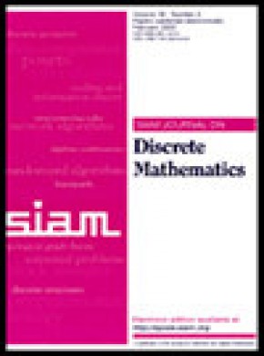 Siam Journal On Discrete Mathematics雜志