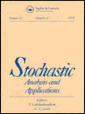 Stochastic Analysis And Applications雜志