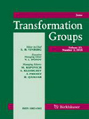 Transformation Groups雜志