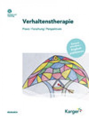 Verhaltenstherapie雜志