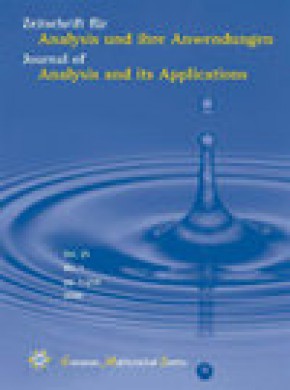 Zeitschrift Fur Analysis Und Ihre Anwendungen雜志