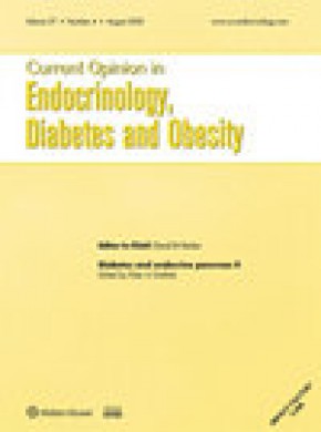 Current Opinion In Endocrinology Diabetes And Obesity雜志