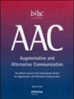 Augmentative And Alternative Communication雜志