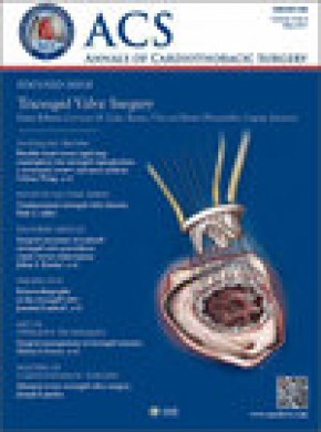 Annals Of Cardiothoracic Surgery雜志