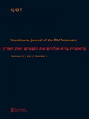 Scandinavian Journal Of The Old Testament