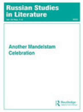 Russian Studies In Literature雜志