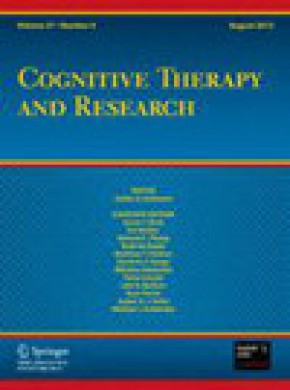 Cognitive Therapy And Research雜志