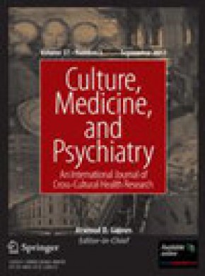 Culture Medicine And Psychiatry雜志