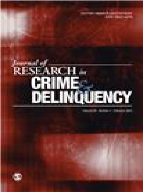 Journal Of Research In Crime And Delinquency雜志