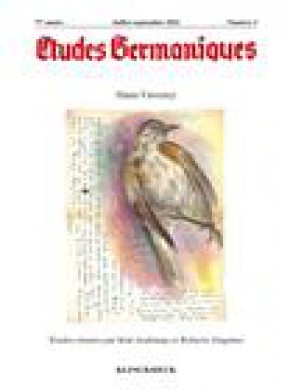 Etudes Germaniques雜志