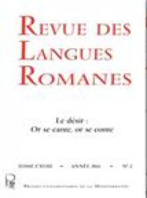 Revue Des Langues Romanes雜志