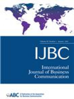 International Journal Of Business Communication雜志