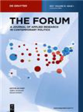 Forum-a Journal Of Applied Research In Contemporary Politics雜志