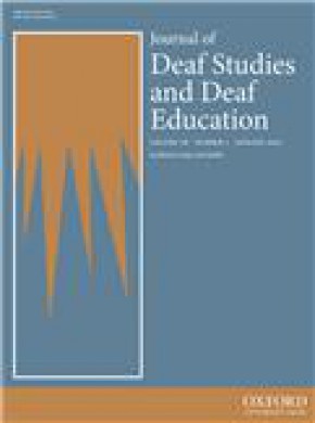 Journal Of Deaf Studies And Deaf Education雜志
