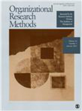 Organizational Research Methods雜志