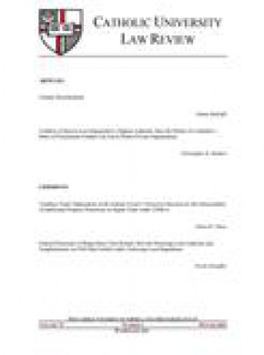 Catholic University Law Review雜志
