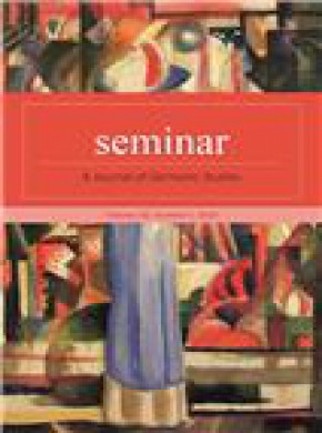 Seminar-a Journal Of Germanic Studies雜志