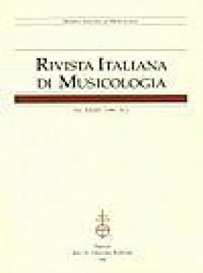 Rivista Italiana Di Musicologia雜志