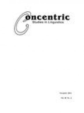 Concentric-studies In Linguistics雜志