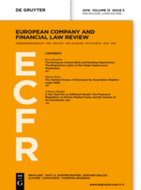 European Company And Financial Law Review雜志